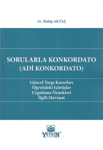 Sorularla Konkordato (Adi Konkodato)
