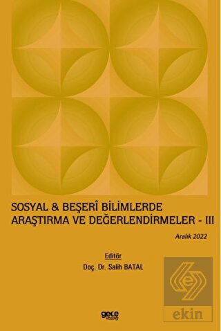 Sosyal & Beşeri Bilimlerde Araştırma ve Değerlendi