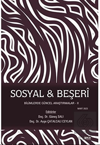 Sosyal - Beşeri Bilimlerde Güncel Araştırmalar - I