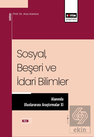 Sosyal, Beşeri ve İdari Bilimler Alanında Uluslara