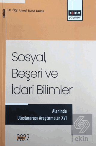 Sosyal, Beşeri Ve İdari Bilimler Temel Alanında Ak