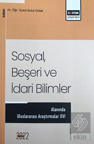 Sosyal, Beşeri Ve İdari Bilimler Temel Alanında Ak