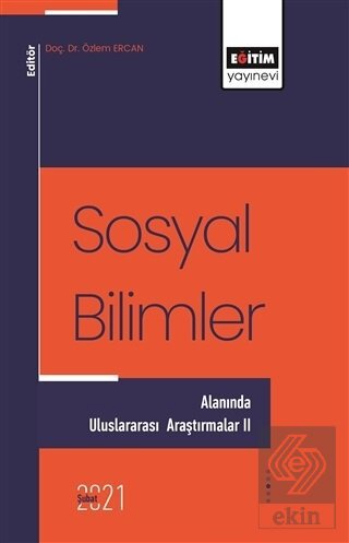 Sosyal Bilimler - Alanında Uluslararası Araştırmal