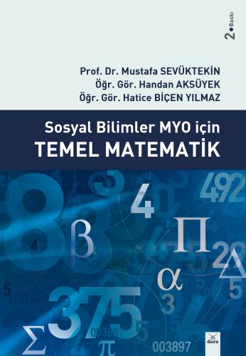 Sosyal Bilimler MYO İçin Temel Matematik
