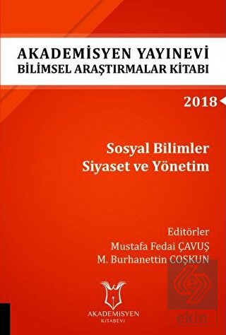 Sosyal Bilimler Siyaset ve Yönetim (AYBAK 2018 Eyl