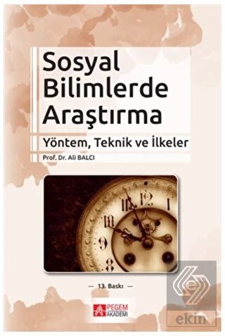 Sosyal Bilimlerde Araştırma