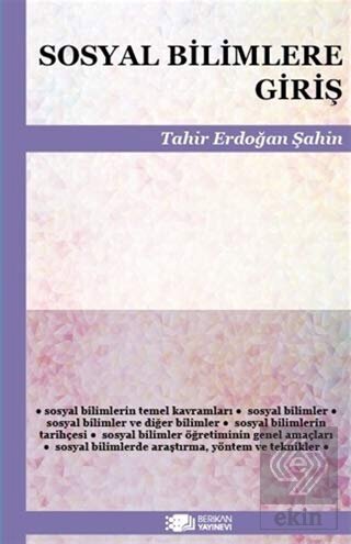 Sosyal Bilimlere Giriş