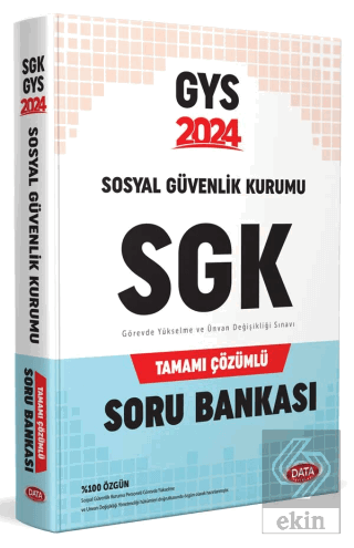 Sosyal Güvenlik Kurumu SGK GYS Çözümlü Soru Bankas