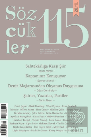 Sözcükler Dergisi 115. Sayı Mayıs - Haziran 2025