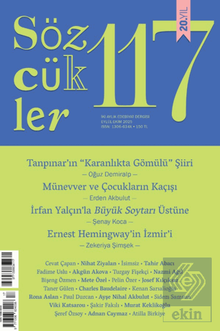 Sözcükler Dergisi 117. Sayı Eylül - Ekim 2025