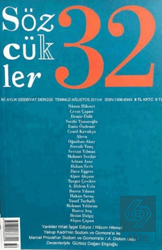 Sözcükler Dergisi Sayı: 32 Temmuz - Ağustos 2011