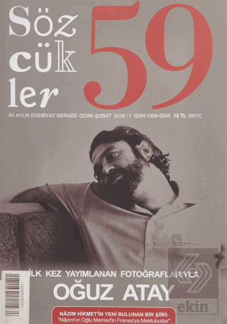 Sözcükler Dergisi Sayı: 59 Ocak - Şubat 2016