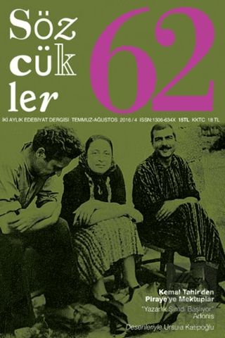 Sözcükler Dergisi Sayı : 62 Temmuz - Ağustos 2016