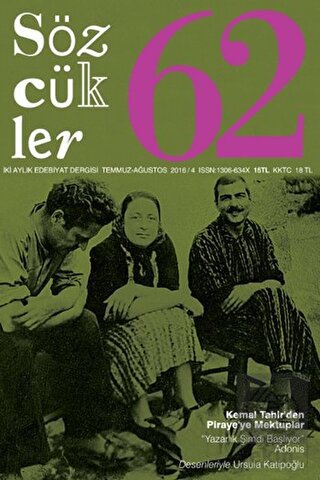 Sözcükler Dergisi Sayı : 62 Temmuz - Ağustos 2016