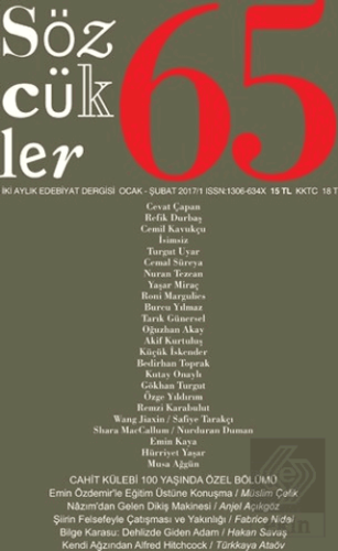 Sözcükler Dergisi Sayı : 65 Ocak - Şubat 2017
