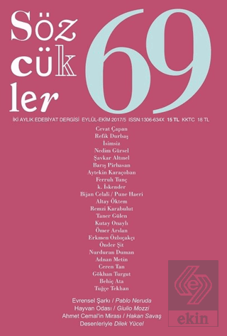 Sözcükler Dergisi Sayı : 69 Eylül - Ekim 2017