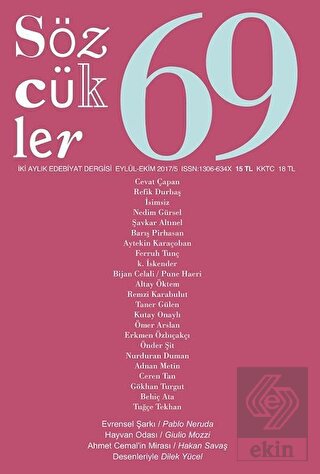 Sözcükler Dergisi Sayı : 69 Eylül - Ekim 2017