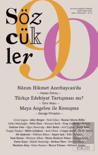 Sözcükler Dergisi Sayı: 90 Mart-Nisan 2021