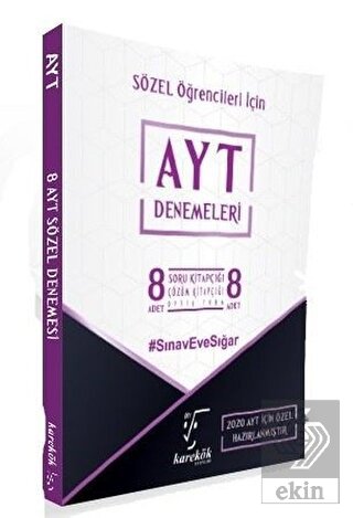 Sözel Öğrenciler İçin 8 AYT Denemeleri