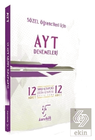 Sözel Öğrencileri İçin AYT Denemeleri