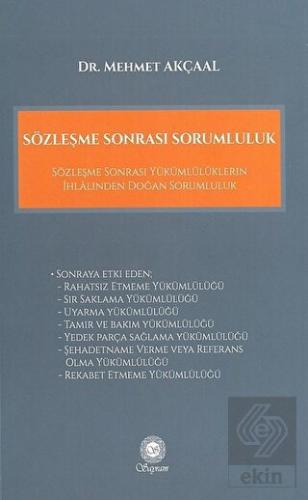Sözleşme Sonrası Sorumluluk