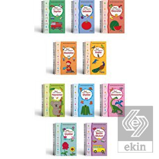 Spiralli Haydi Çizelim Boyayalım Serisi (10 Kitap)