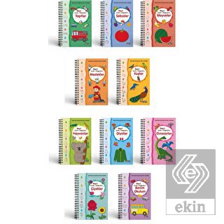 Spiralli Haydi Çizelim Boyayalım Serisi (10 Kitap)