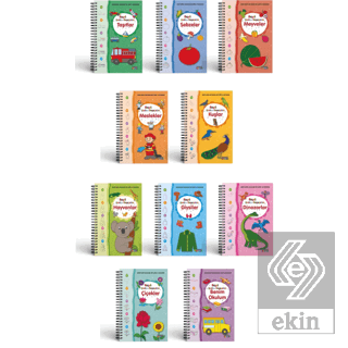 Spiralli Haydi Çizelim Boyayalım Serisi (10 Kitap)