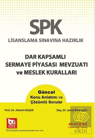 SPK Lisanslama Sınavına Hazırlık Dar Kapsamlı Serm