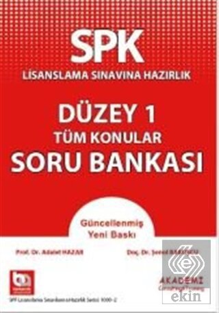 SPK Lisanslama Sınavına Hazırlık Düzey 1 - Tüm Kon
