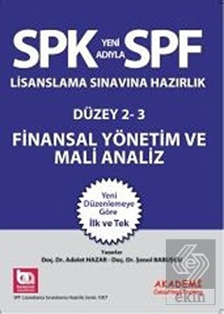 SPK Lisanslama Sınavına Hazırlık Finansal Yönetim