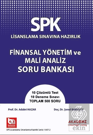 SPK Lisanslama Sınavına Hazırlık Finansal Yönetim