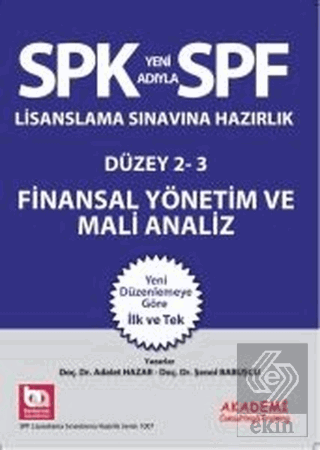 SPK Lisanslama Sınavına Hazırlık Finansal Yönetim