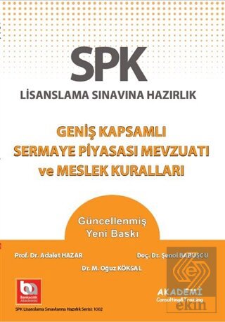 SPK Lisanslama Sınavına Hazırlık Geniş Kapsamlı Se