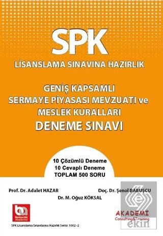 SPK Lisanslama Sınavına Hazırlık Geniş Kapsamlı Se
