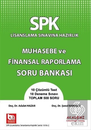 SPK Lisanslama Sınavına Hazırlık Muhasebe ve Finan