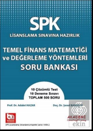 SPK Lisanslama Sınavına Hazırlık Temel Finans Mate