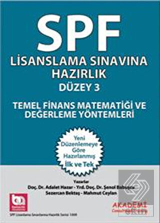 SPK Lisanslama Sınavına Hazırlık Temel Finans Mate