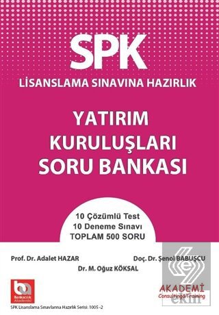 SPK Lisanslama Sınavına Hazırlık Yatırım Kuruluşla