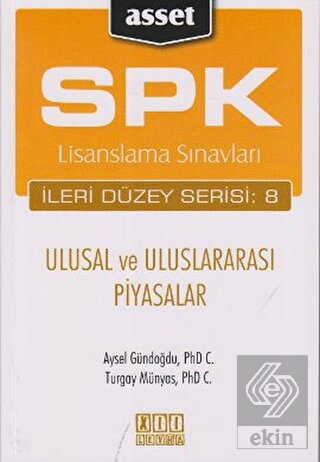 SPK Lisanslama Sınavları İleri Düzey Serisi: 8 - U