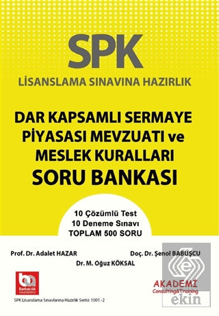 SPK Lisanslama Sınavlarına Hazırlık Dar Kapsamlı S