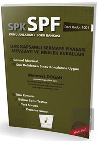 SPK - SPF Dar Kapsamlı Sermaye Piyasası Mevzuatı v