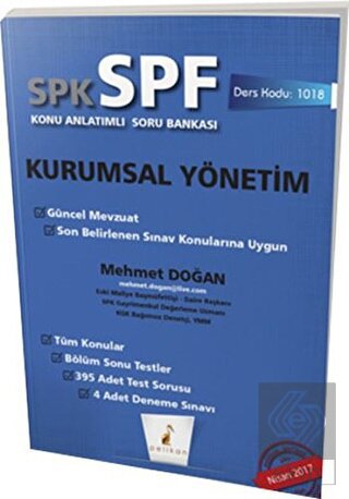 SPK - SPF Kurumsal Yönetim Konu Anlatımlı Soru Ban