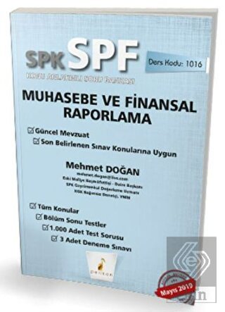 SPK - SPF Muhasebe ve Finansal Raporlama Konu Anla