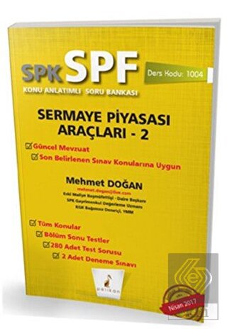 SPK - SPF Sermaye Piyasası Araçları 2 Konu Anlatım