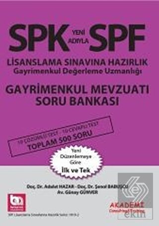 SPK Yeni Adıyla SPF Lisanslama Sınavına Hazırlık G