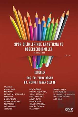 Spor Bilimlerinde Araştırma ve Değerlendirmeler Ci