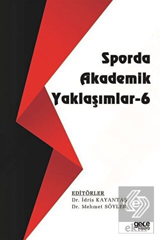 Sporda Akademik Yaklaşımlar - 6