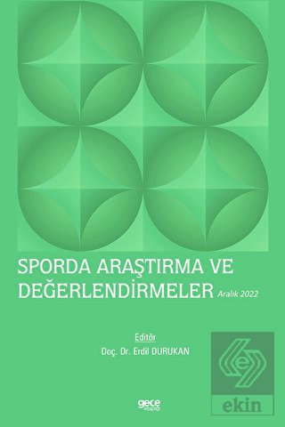 Sporda Araştırma ve Değerlendirmeler / Aralık 2022