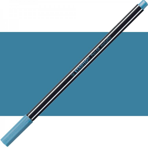 STABILO Pen 68 - Metalik Mavi 68/841